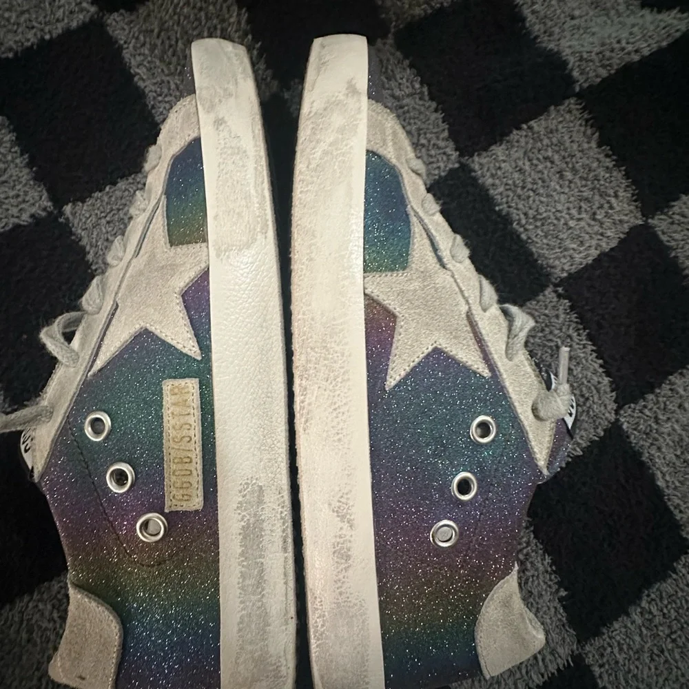 Golden Goose Matte Glitter Superstars size 37 - Picture 3 of 13